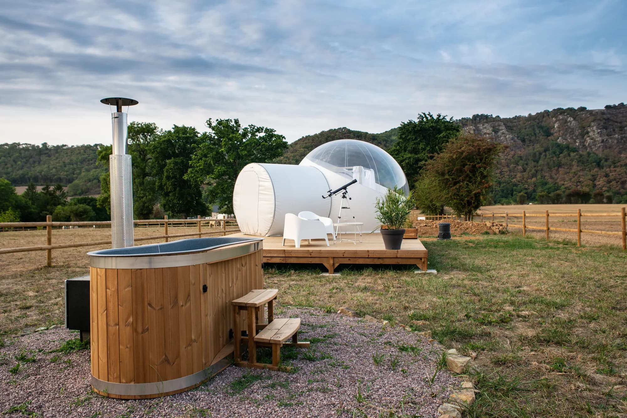 Extérieur de la bulle